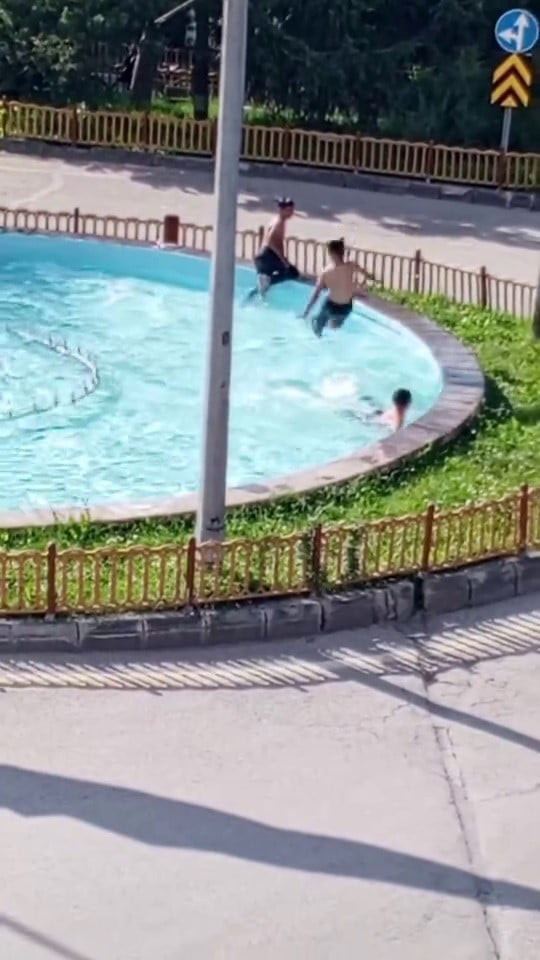ERZURUM'DA HAVA SICAKLIKLARININ ARTMASIYLA BİRLİKTE ÇOCUKLAR, SERİNLEMEK İÇİN TEHLİKELİ VE YASAK...