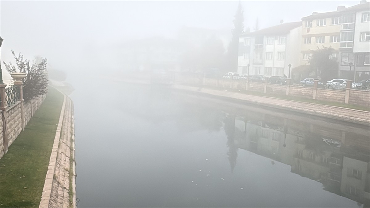 Eskişehir'de kent merkezinin bazı noktalarında yoğun sis etkili oldu. Hava sıcaklığının 7 derece...