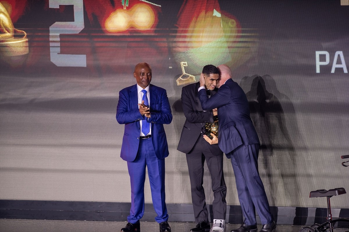 Fas’ın Sale kentinde düzenlenen ve 2025 Yılın Afrikalı Futbolcusu’nun açıklandığı CAF Ödül...