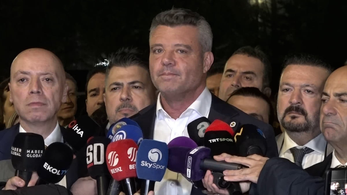 Fenerbahçe Kulübü Başkanı Sadettin Saran, ikas Eyüpspor - Fenerbahçe maçının ardından...
