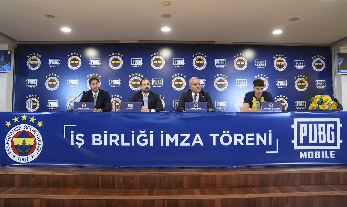 Fenerbahçe Kulübü ile PUBG Mobile arasında işbirliği anlaşması gerçekleştirildi. Chobani Stadı'nda...