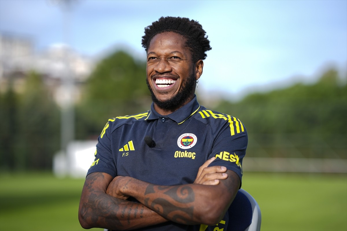 Fenerbahçe'nin Brezilyalı yıldızı Fred Rodrigues, takımının Samandıra Can Bartu Tesisleri'nde AA...