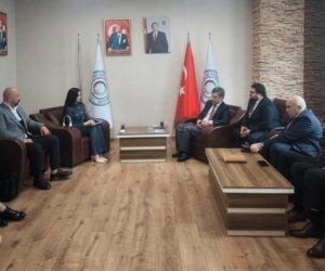 FERUDUN CEVAHİROĞLU, BİRLEŞİK ARAP EMİRLİKLERİ DİPLOMATLARINI KABUL ETTİ