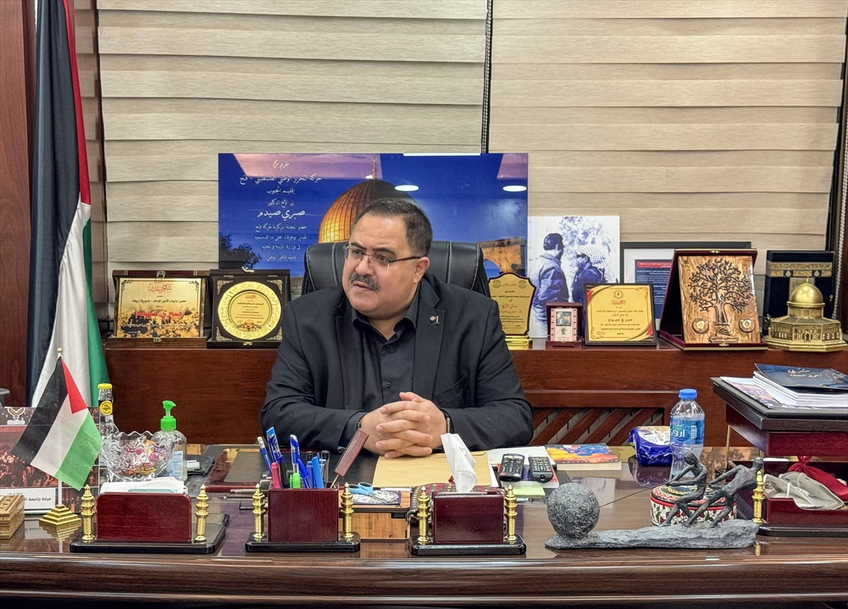 Fetih Hareketi Merkez Komite Genel Sekreteri Yardımcısı Sabri Saydam, İsrail’in Batı Şeria’da...