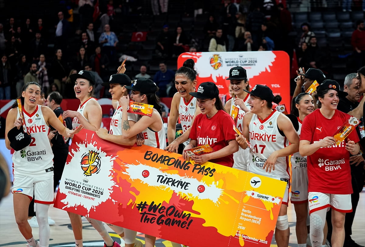 FIBA Kadınlar Dünya Kupası Elemeleri C Grubu maçında A Milli Kadın Basketbol Takımı ile...