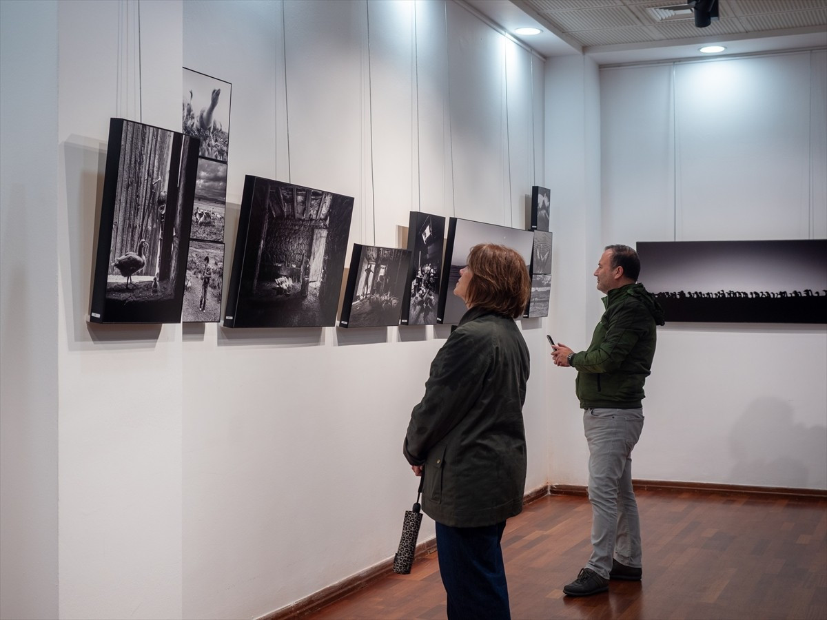 Fotoğraf sanatçısı Kadir Ekinci'nin, Kars kazlarını konu alan "Kazların Senfonisi" adlı fotoğraf...