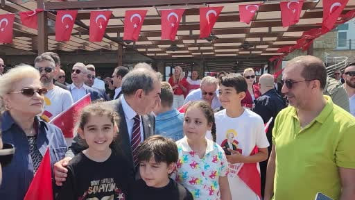 Galatasaray Başkanı Dursun Özbek, yenilenen Kalamış Tesisleri açılışı ile 19 Mayıs Atatürk'ü Anma...
