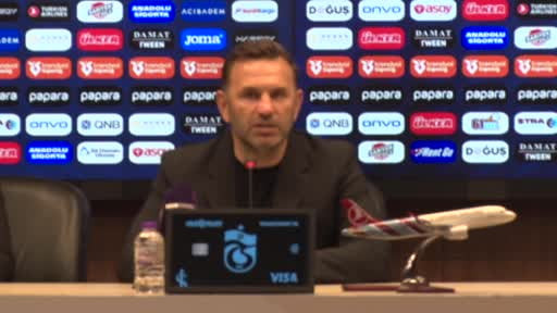 Galatasaray Teknik Direktörü Okan Buruk, Trabzonspor mağlubiyetinin ardından yaptığı açıklamada...