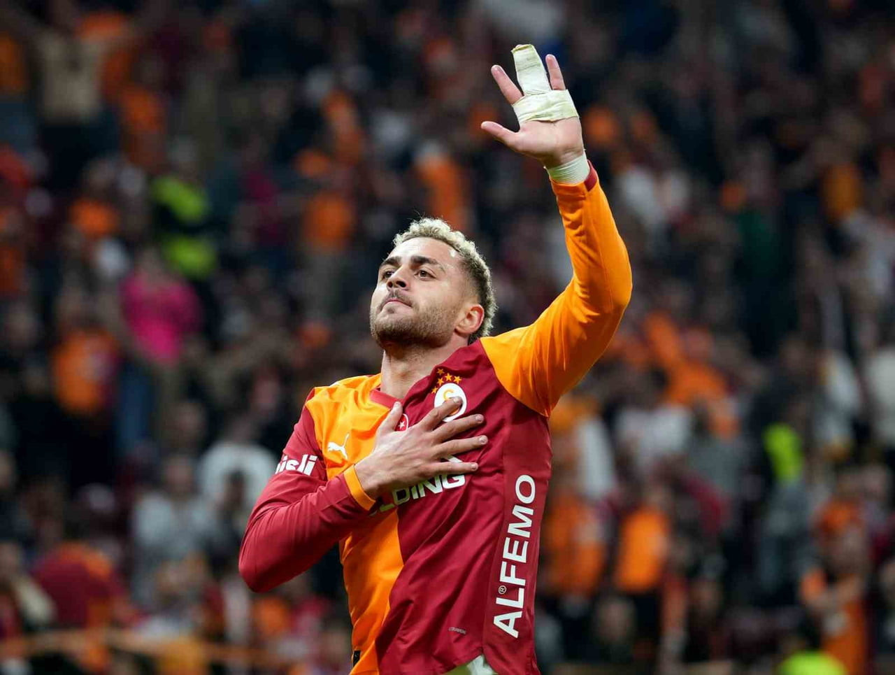GALATASARAYLI FUTBOLCU BARIŞ ALPER YILMAZ, KOCAELİSPOR KARŞILAŞMASIYLA BİRLİKTE...