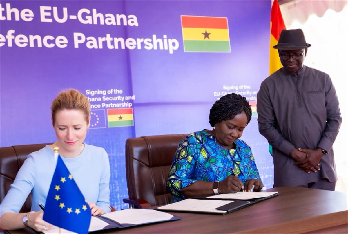 Gana ile Avrupa Birliği (AB) arasında güvenlik ve savunma alanında kapsamlı bir ortaklık anlaşması...