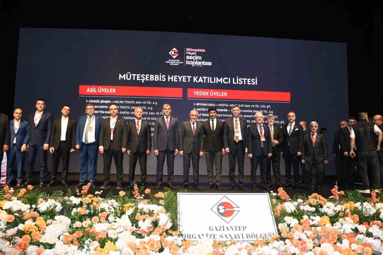 GAZİANTEP ORGANİZE SANAYİ BÖLGESİ MÜTEŞEBBİS HEYETİ SEÇİMLERİ YAPILDI.