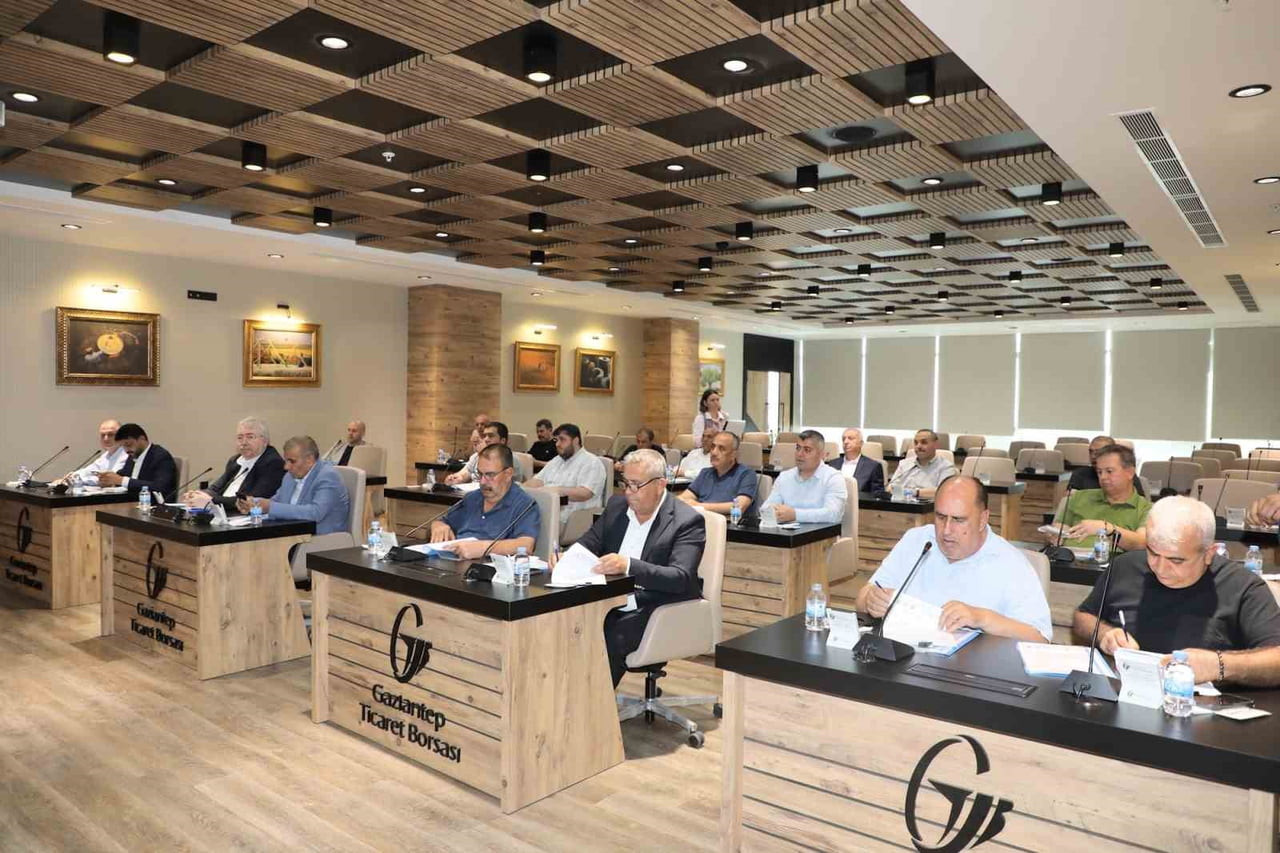 GAZİANTEP TİCARET BORSASI (GTB) HAZİRAN AYI OLAĞAN MECLİS TOPLANTISI, GTB MECLİS BAŞKANI AHMET...