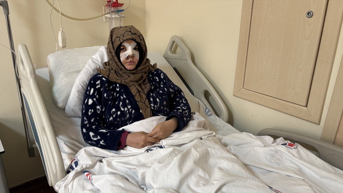 Gaziantep'te 28 Ocak'ta 9 yıllık eşi tarafından darbedilen Nazlı Y'nin Gaziantep Üniversitesi Tıp...