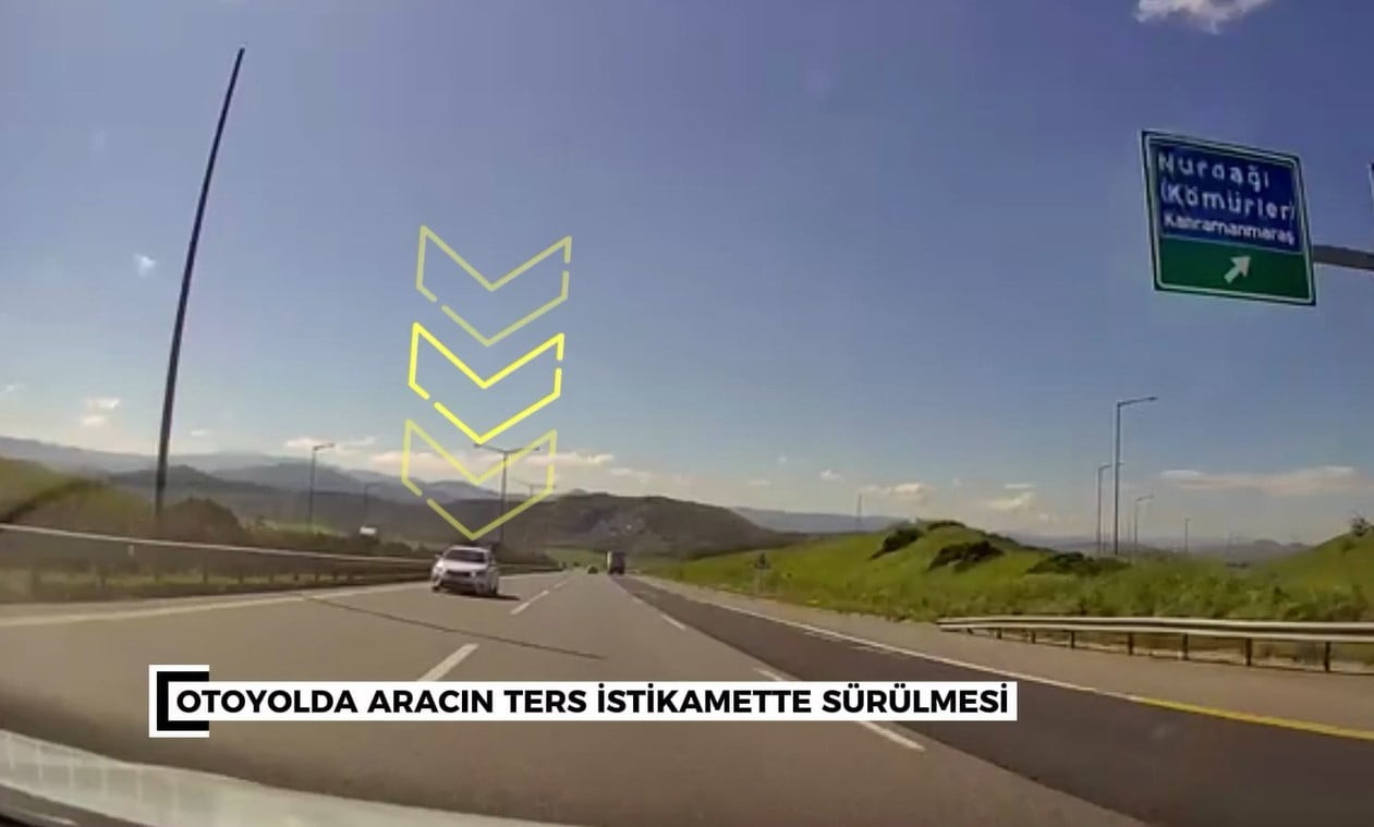 GAZİANTEP'TE OTOYOLDA TERS YÖNDE SEYRETTİĞİ TESPİT EDİLEN ARAÇ SÜRÜCÜSÜNE 90 BİN TL CEZAİ İŞLEM...