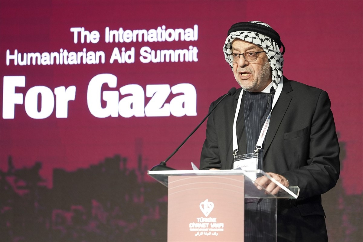 Gazze'ye Yardım İçin Uluslararası Halk Komitesi Başkanı Dr. İssam Yusuf, Türkiye Diyanet Vakfı'nın...