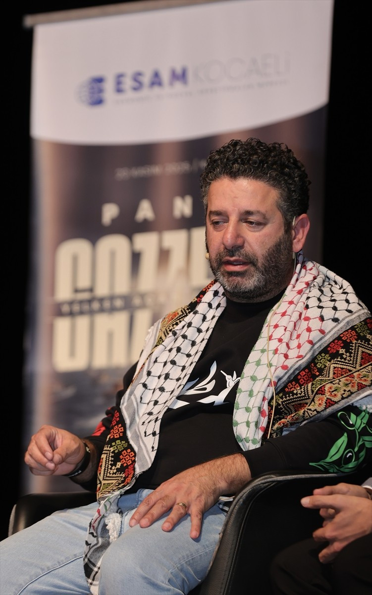 Gazze’ye insani yardım amacıyla yelken açan Sumud Filosu aktivistleri, Kocaeli’de düzenlenen...