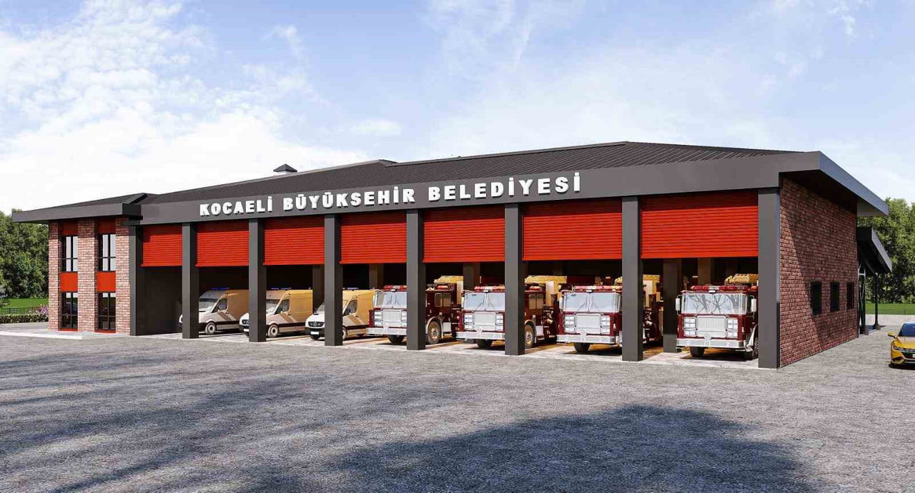 GEBZE MİLLET BAHÇESİ'NDE İNŞA EDİLEN YENİ İTFAİYE MÜFREZE BİNASINDA ÇALIŞMALAR DEVAM EDİYOR....