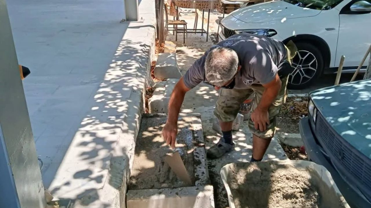 Germencik Belediyesi'nden dört mahallede eş zamanlı çalışma
