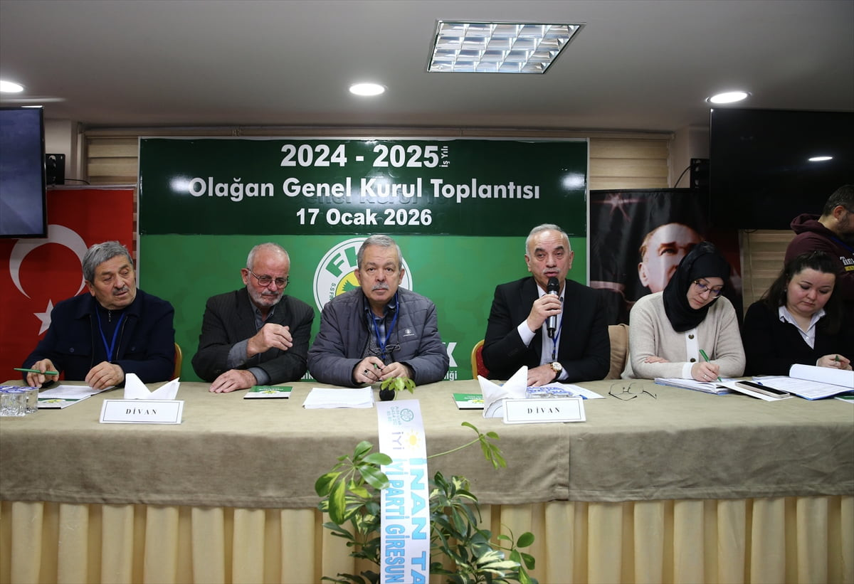 Giresun'da, FİSKOBİRLİK Olağan Mali Genel Kurulu, Entegre Fındık İşleme Tesisleri'nde...