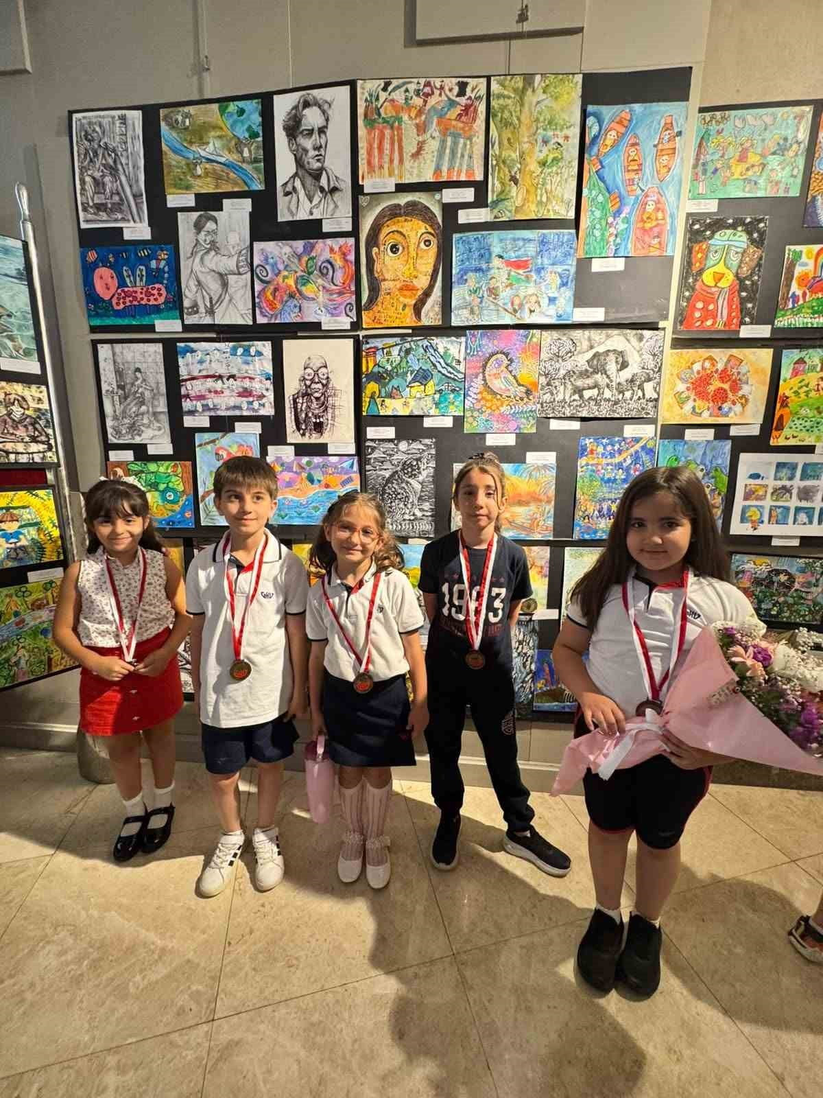 GKV ÖZEL İLKOKULU’NDAN ULUSLARARASI SANAT ZAFERİ