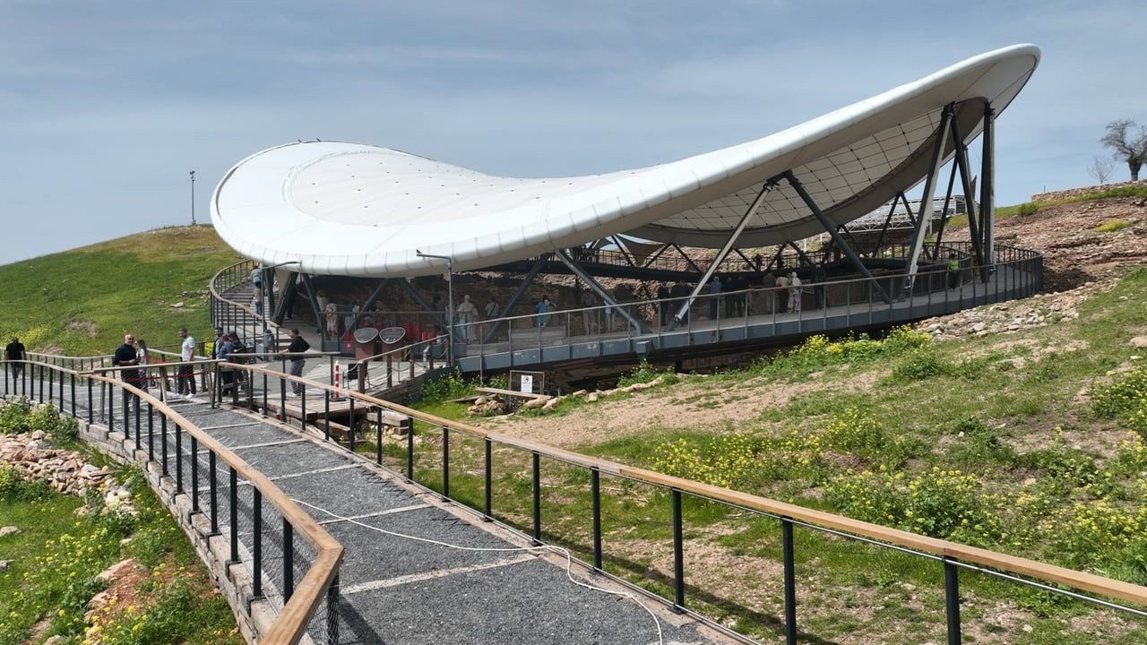 Göbeklitepe Yeşil örtüyle Kaplandı