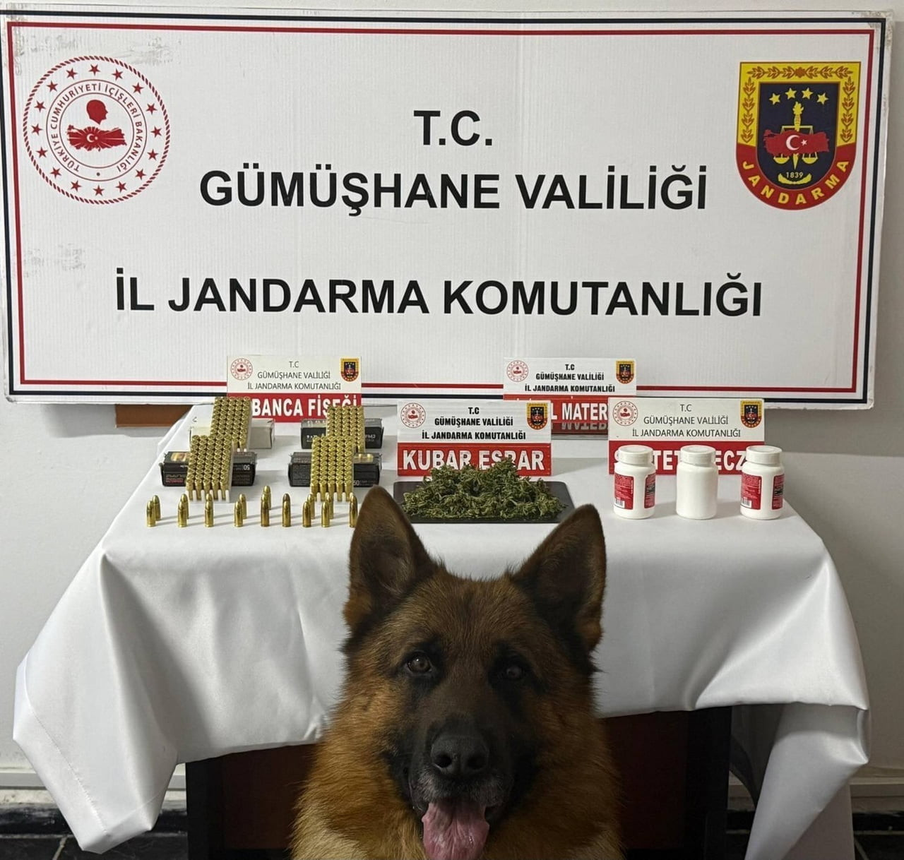 GÜMÜŞHANE'DE JANDARMA EKİPLERİNCE DÜZENLENEN OPERASYONDA 60 GRAM KUBAR ESRAR İLE 28 ADET SENTETİK...