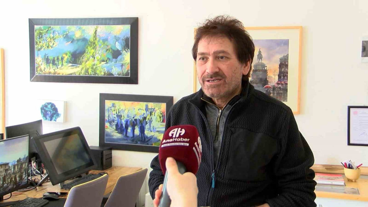 GÜZEL SANATLAR FAKÜLTESİ RESİM BÖLÜMÜ ÖĞRETİM ÜYESİ VE BÖLÜM BAŞKANI PROF. DR. RIDVAN...