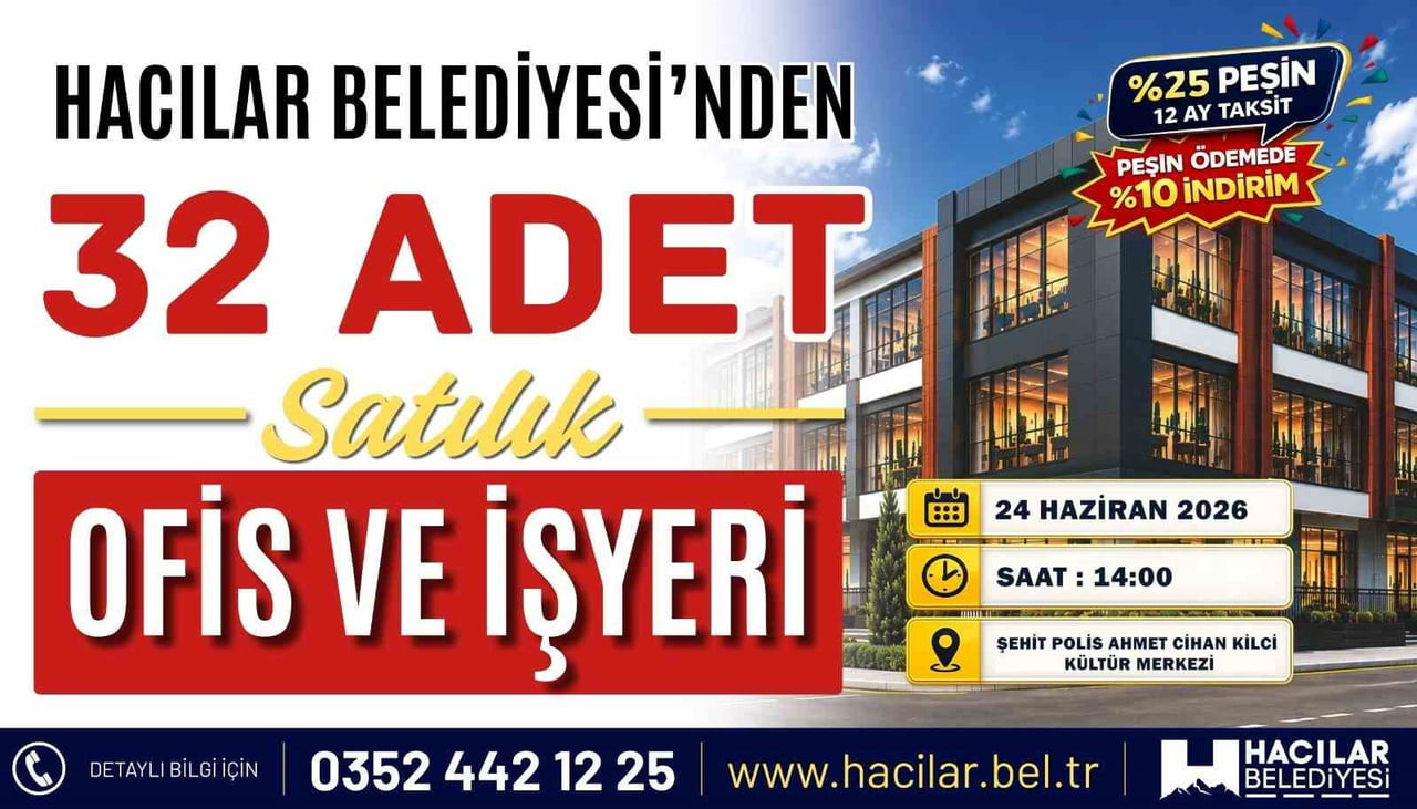 HACILAR BELEDİYESİ TARAFINDAN İLÇE MEYDANINA KAZANDIRILAN MODERN İŞ MERKEZİ, ESNAF VE...