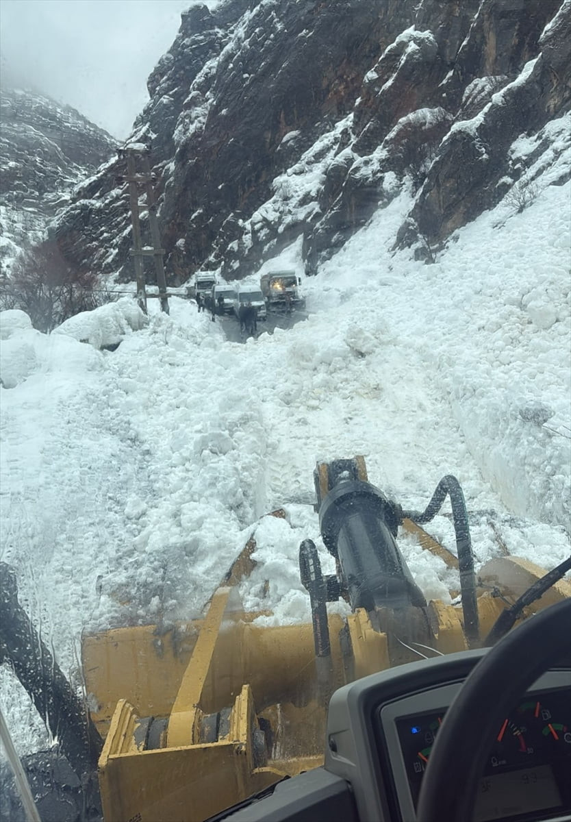 Hakkari-Çukurca kara yolundaki Taşbaşı köyü ve Şine Köprüsü yakınlarına çığ düştü. Bölgeye...