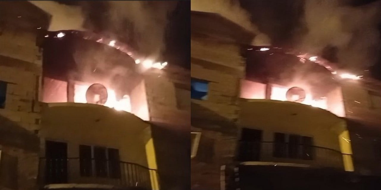 HAKKARİ’DE 3 KATLI BİR EVDE ÇIKAN YANGIN KORKU VE PANİĞE NEDEN OLDU.