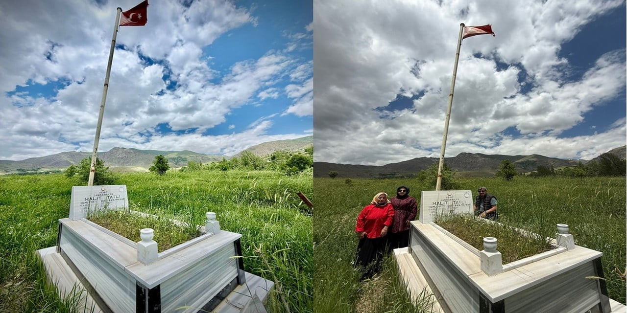 HAKKARİLİ ŞEHİT JANDARMA ER HALİT TATLI, ŞEHADETİNİN YILDÖNÜMÜNDE DURANKAYA BELDESİ’NDE BULUNAN...