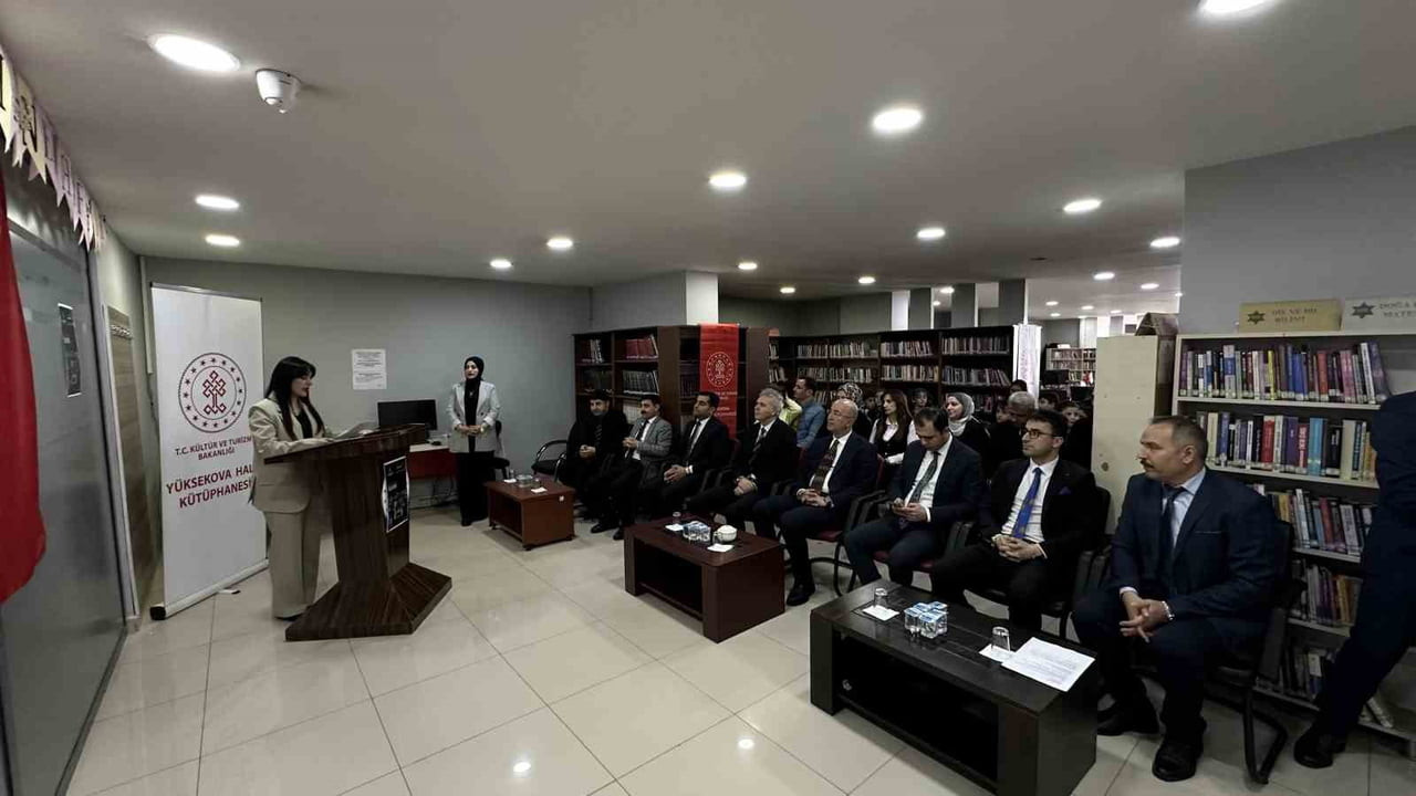 HAKKARİ’NİN YÜKSEKOVA İLÇESİNDE 62. KÜTÜPHANE HAFTASI, "İYİLEŞTİREN KÜTÜPHANELER" TEMASIYLA...