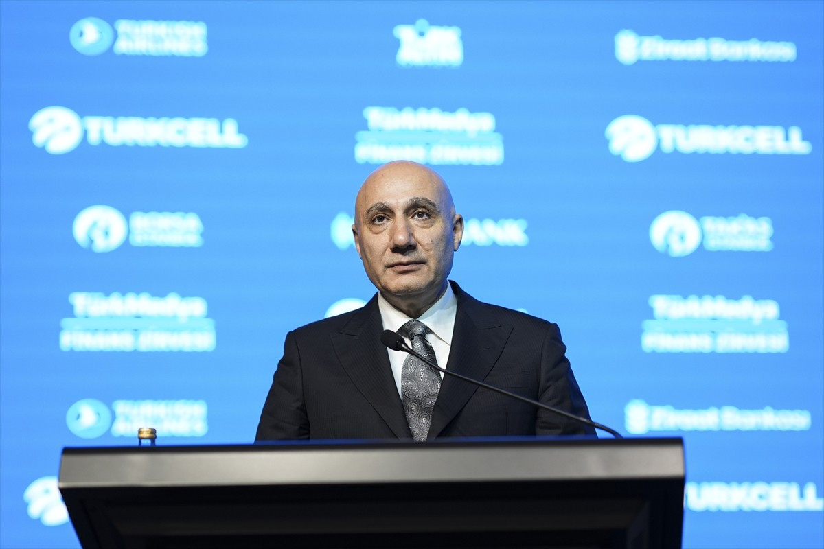 Halkbank Genel Müdürü Osman Arslan, İstanbul Finans Merkezi Halkbank Kuleleri Konferans Salonu'nda...