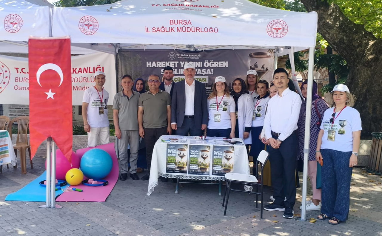 HAREKET YAŞINI ÖĞREN SAĞLIKLI YAŞA" KAMPANYASI KAPSAMINDA BURSA’DA BİR HAFTA İÇERİSİNDE 12 BİN 800...