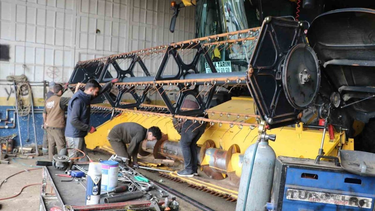 Hasat Mevsimi İçin Biçerdöver Bakımları Başladı