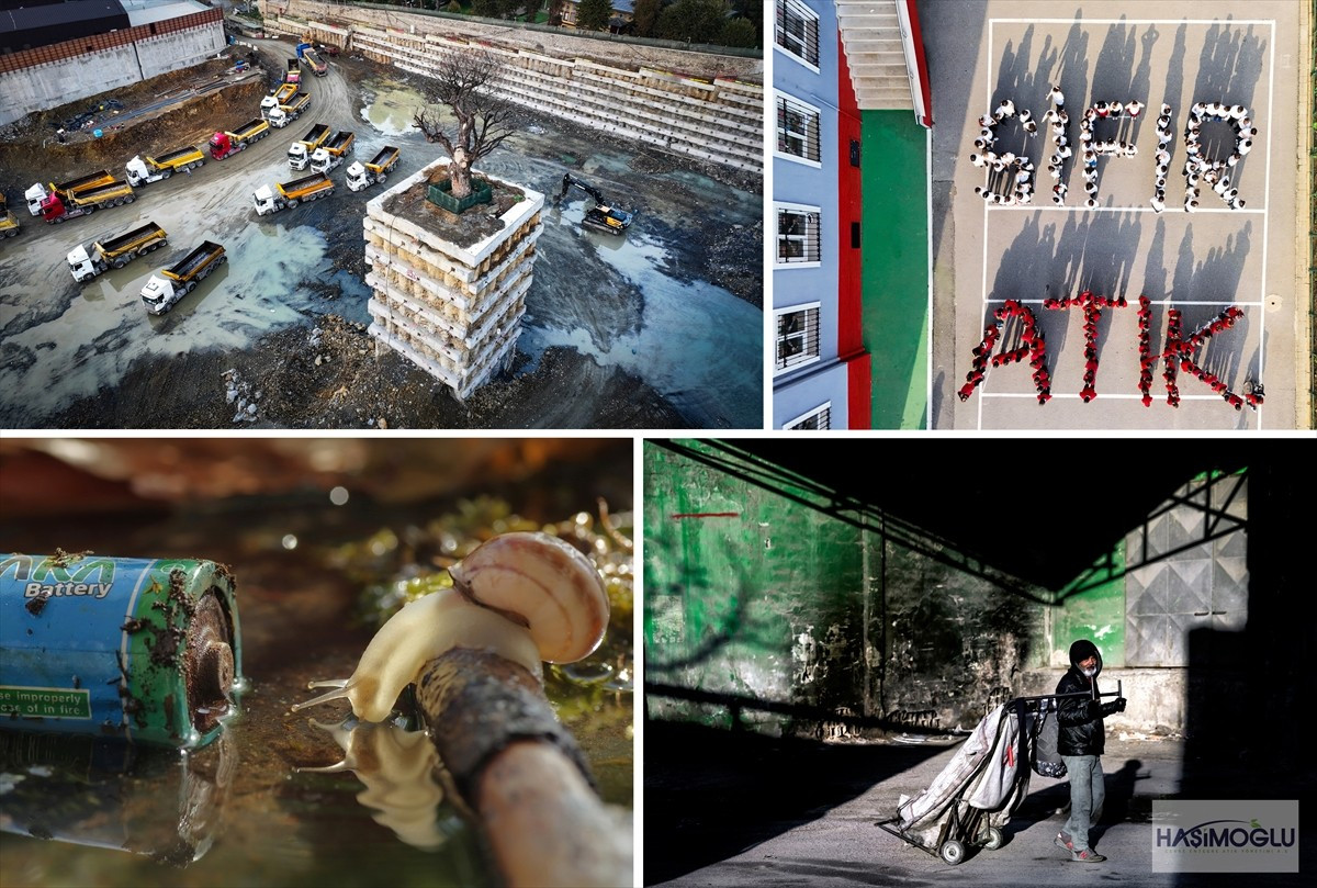 Haşimoğlu 1. Ulusal Doğa, Çevre, Sıfır Atık ve Geri Dönüşüm Fotoğraf Yarışması'nda Anadolu Ajansı...