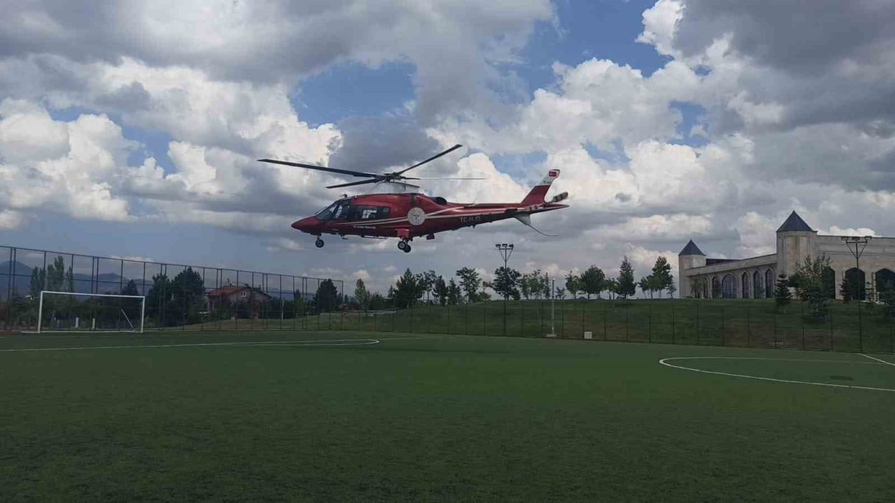 HAVA AMBULANSININ KALKIŞI