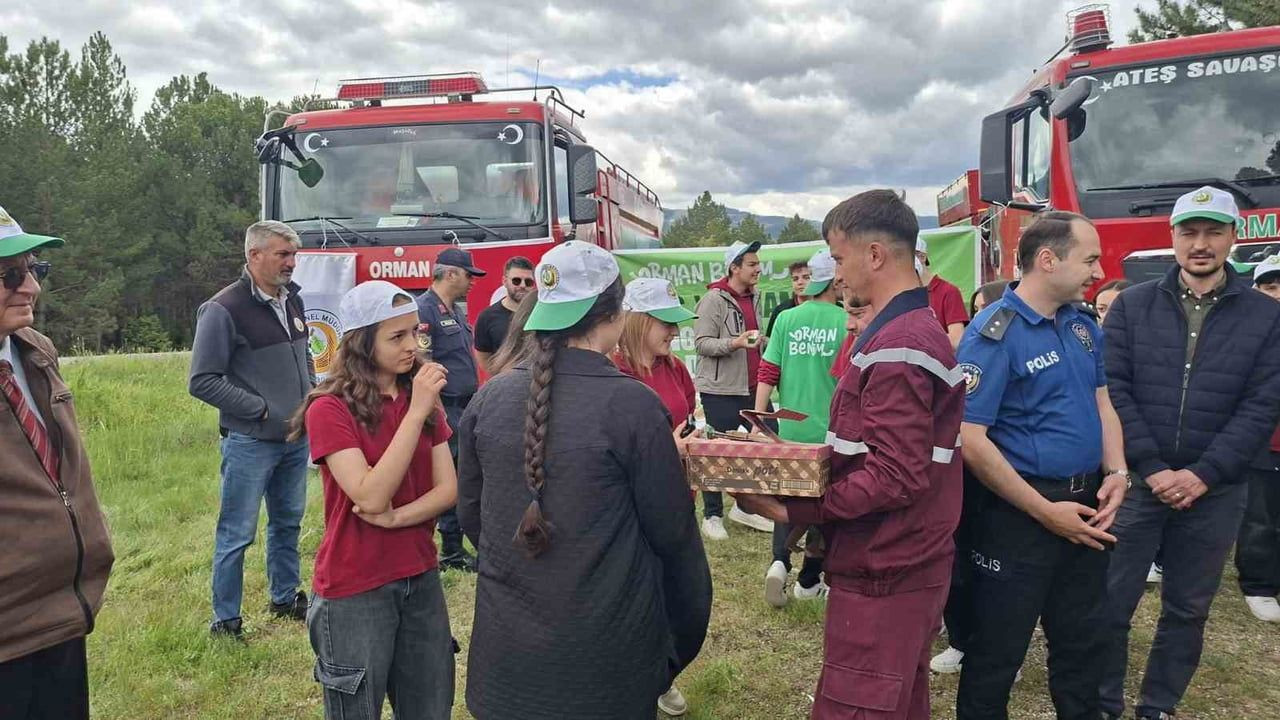 Hisarcık'ta Orman Yangınlarına Karşı Farkındalık Etkinliği