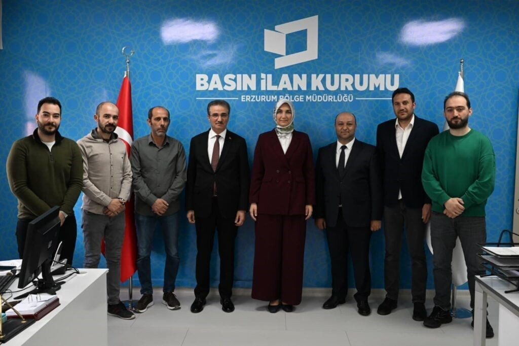 İÇİŞLERİ BAKAN YARDIMCISI KÜBRA GÜRAN YİĞİTBAŞI, ERZURUM’DA BASIN İLAN KURUMU’NU ZİYARET EDEREK...