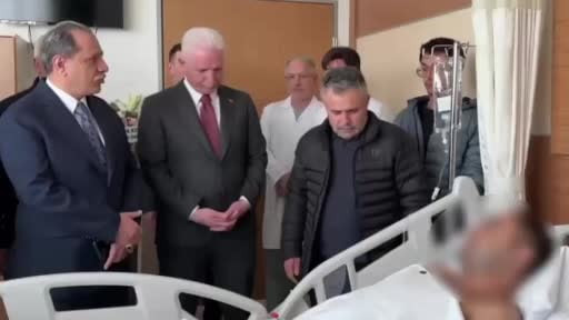 İçişleri Bakanı Çiftçi, Beşiktaş’taki terör saldırısında yaralanan polisle görüştü