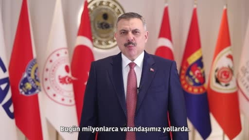 İçişleri Bakanı Çiftçi’den bayram trafiği paylaşımı