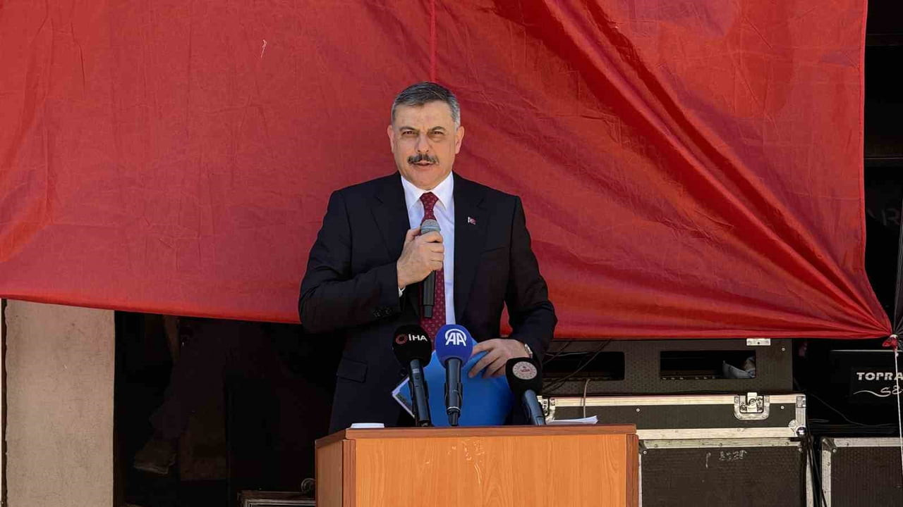 İÇİŞLERİ BAKANI MUSTAFA ÇİFTÇİ, KONUŞMA YAPTI