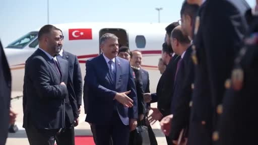 İçişleri Bakanı Mustafa Çiftçi, Şam’da Suriye İçişleri Bakanı Enes Hattab ile...