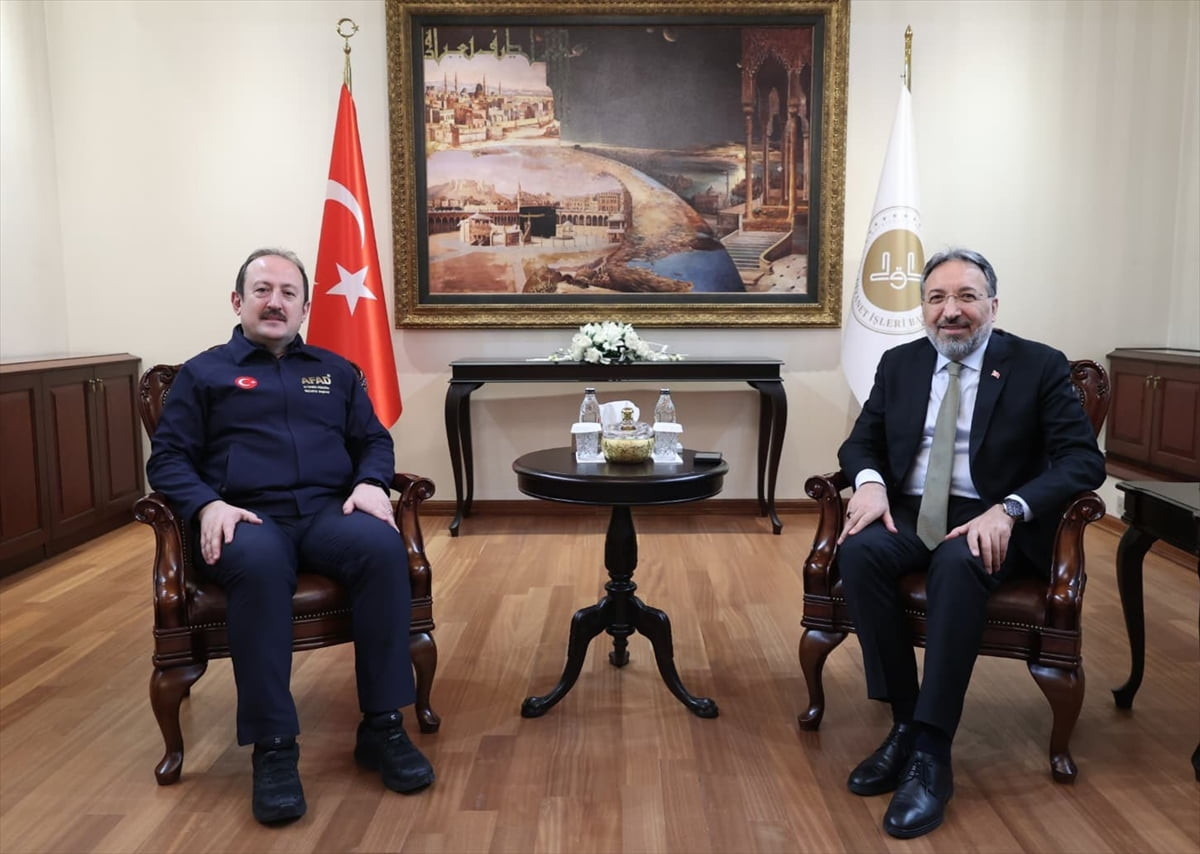 İçişleri Bakanlığı Afet ve Acil Durum Yönetimi (AFAD) Başkanı Hamza Pehlivan, Diyanet İşleri...