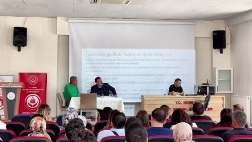 Iğdır'da engelli bireylerle etkili iletişim ve erişilebilirlik eğitimi düzenlendi