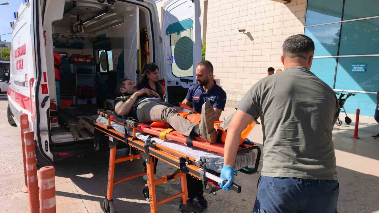 İnegöl'de orman işçisi uçuruma düştü