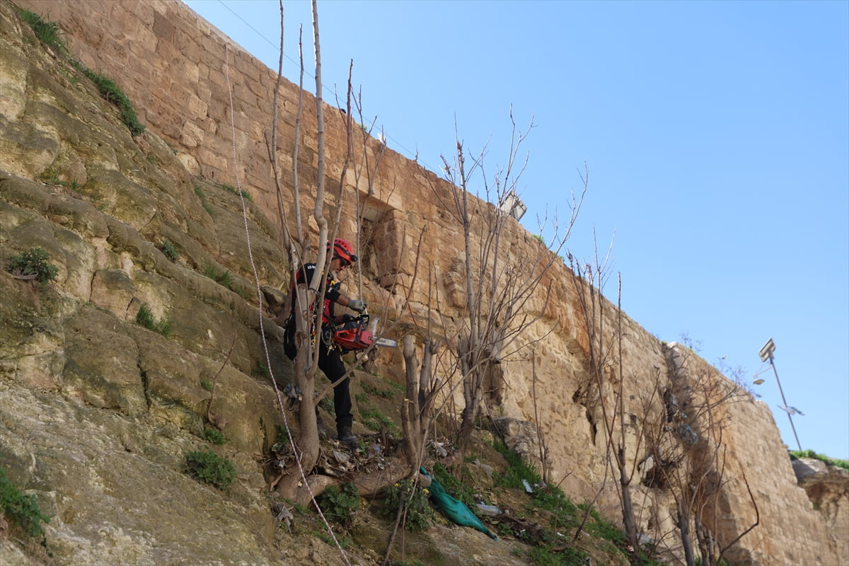  İnsan Hak ve Hürriyetleri (İHH) İnsani Yardım Vakfı ekipleri, Suriye'nin simge yapılarından Halep...