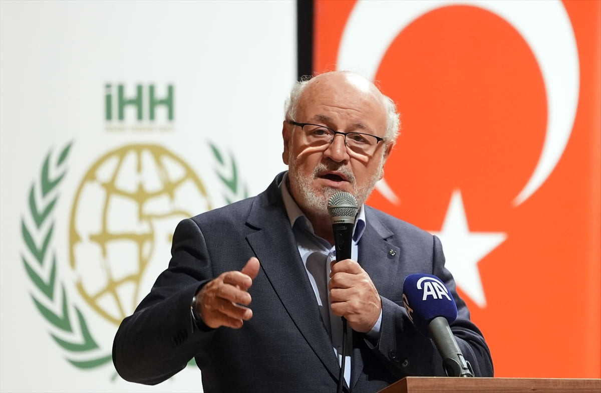 İnsan Hak ve Hürriyetleri (İHH) İnsani Yardım Vakfınca, Melike Hatun Camisi Konferans Salonu'nda...