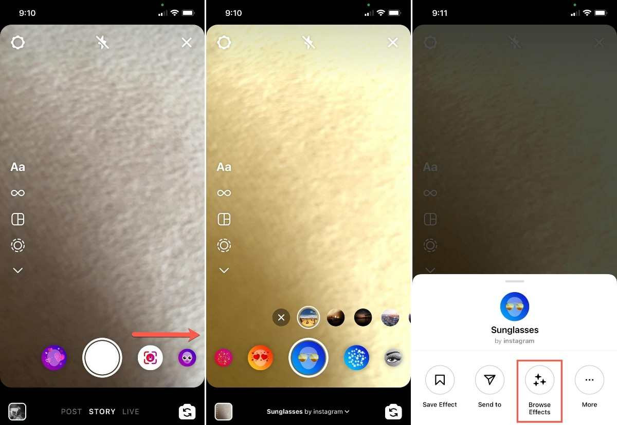 İnstagram efektleri neden açılmıyor?