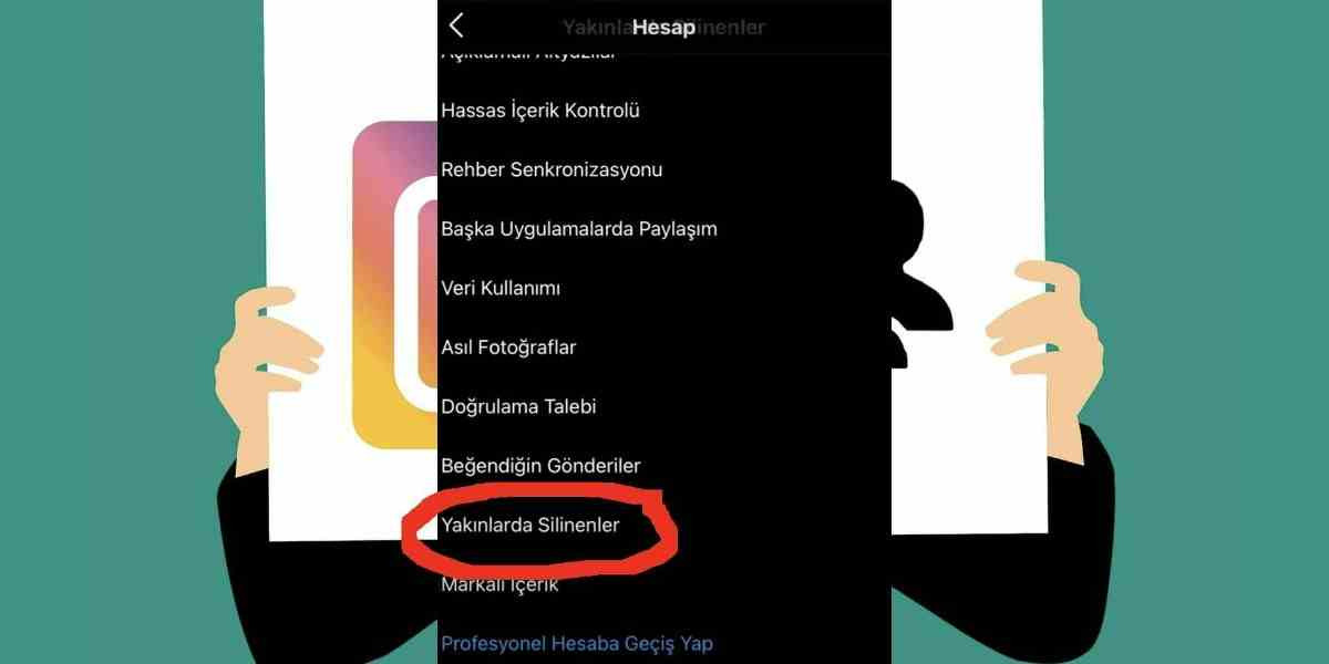 Instagram'da Silinen Videoları Geri Yükleme